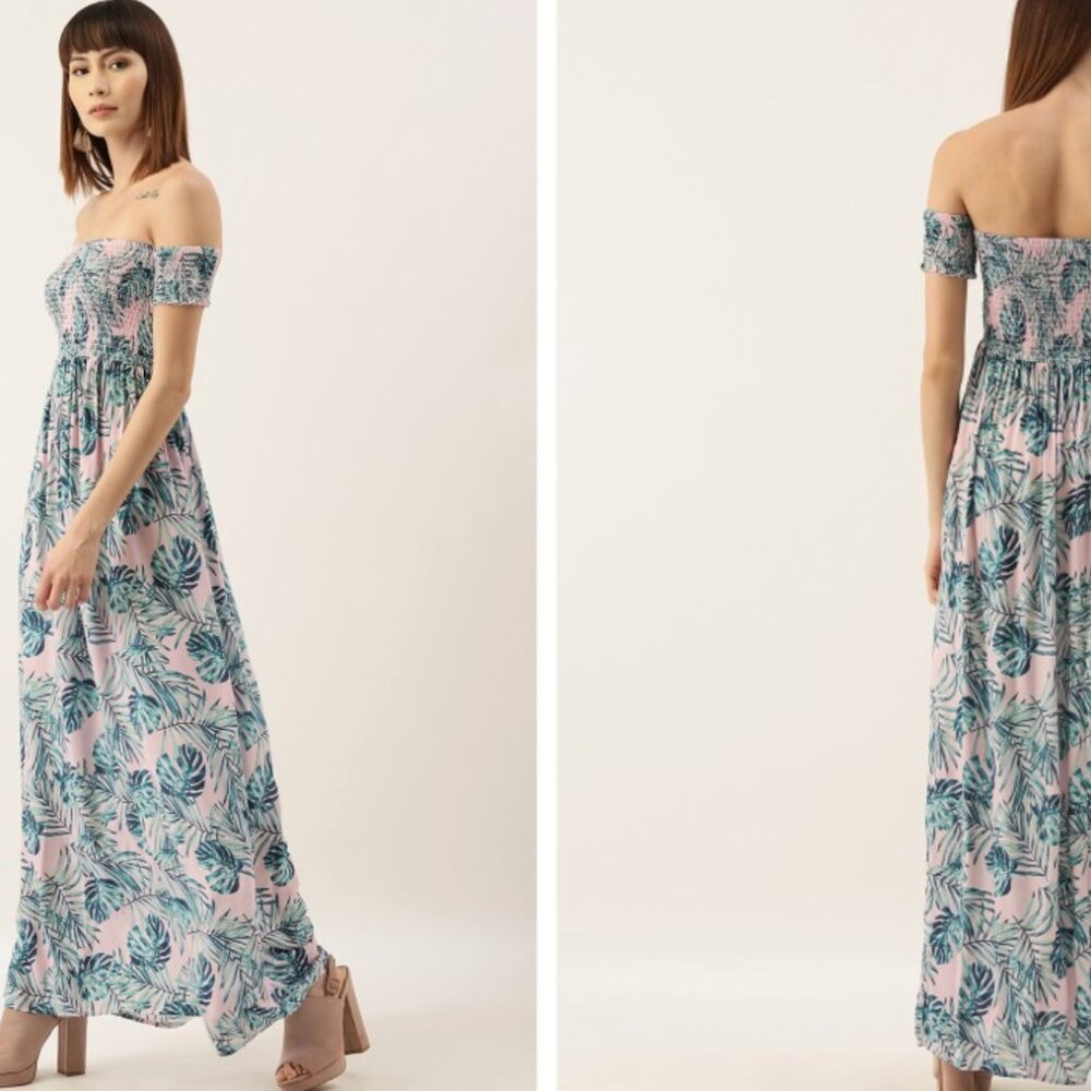 Tropical Maxi Dress (SZ SMALL)